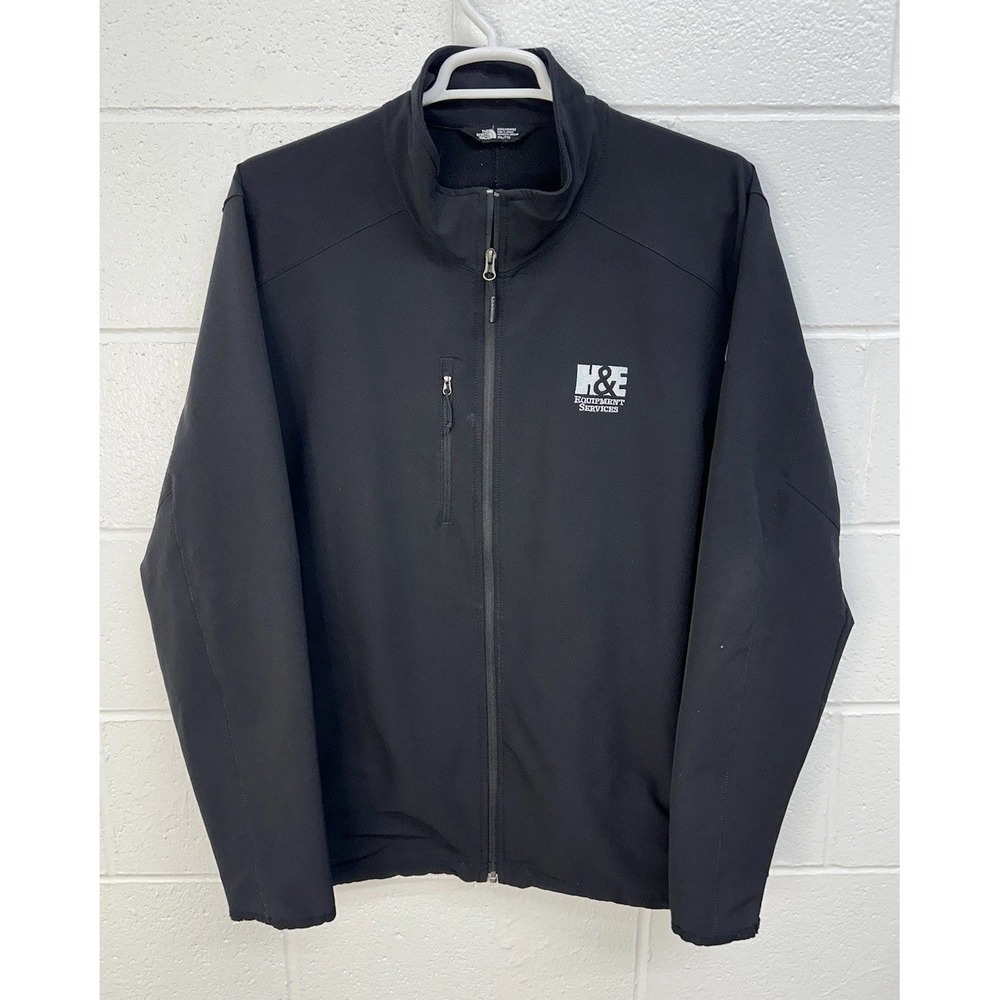 The North Face Tech Stretch Soft Shell Jacket Black Logo / Men's XXL